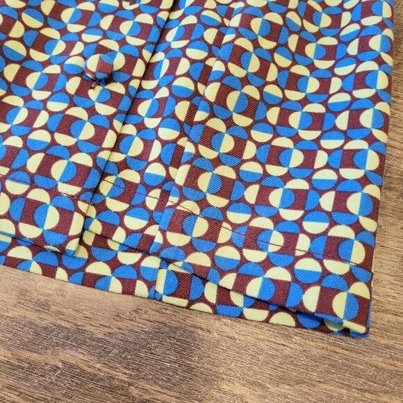 NWT URBAN OUTFITTERS | Jagger Button-Front Mini Skirt Patterned | Sz. S - Picture 6 of 11